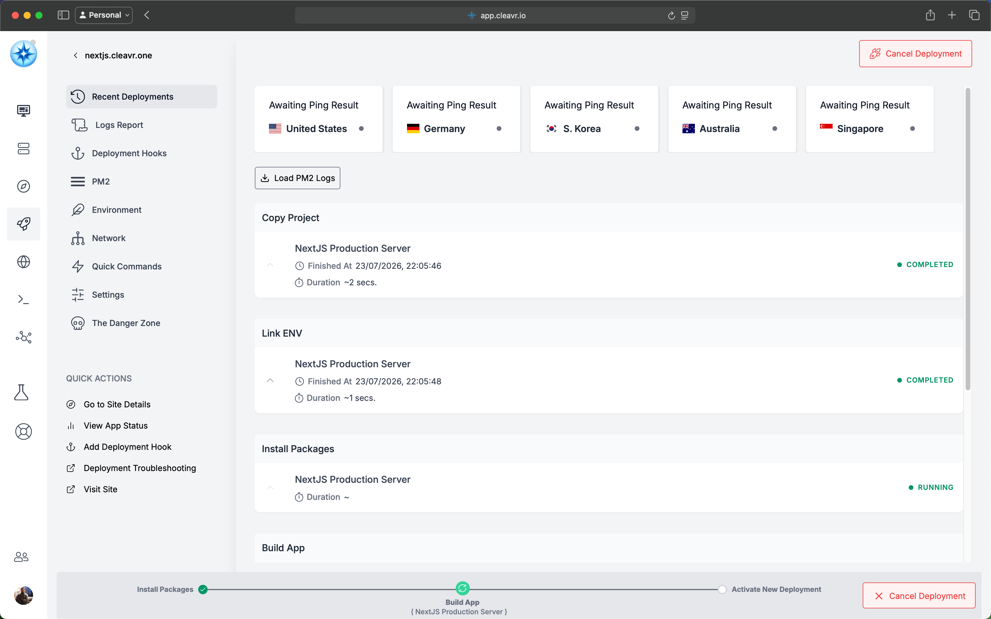 Deploying websites and apps is a cinch with Cleavr