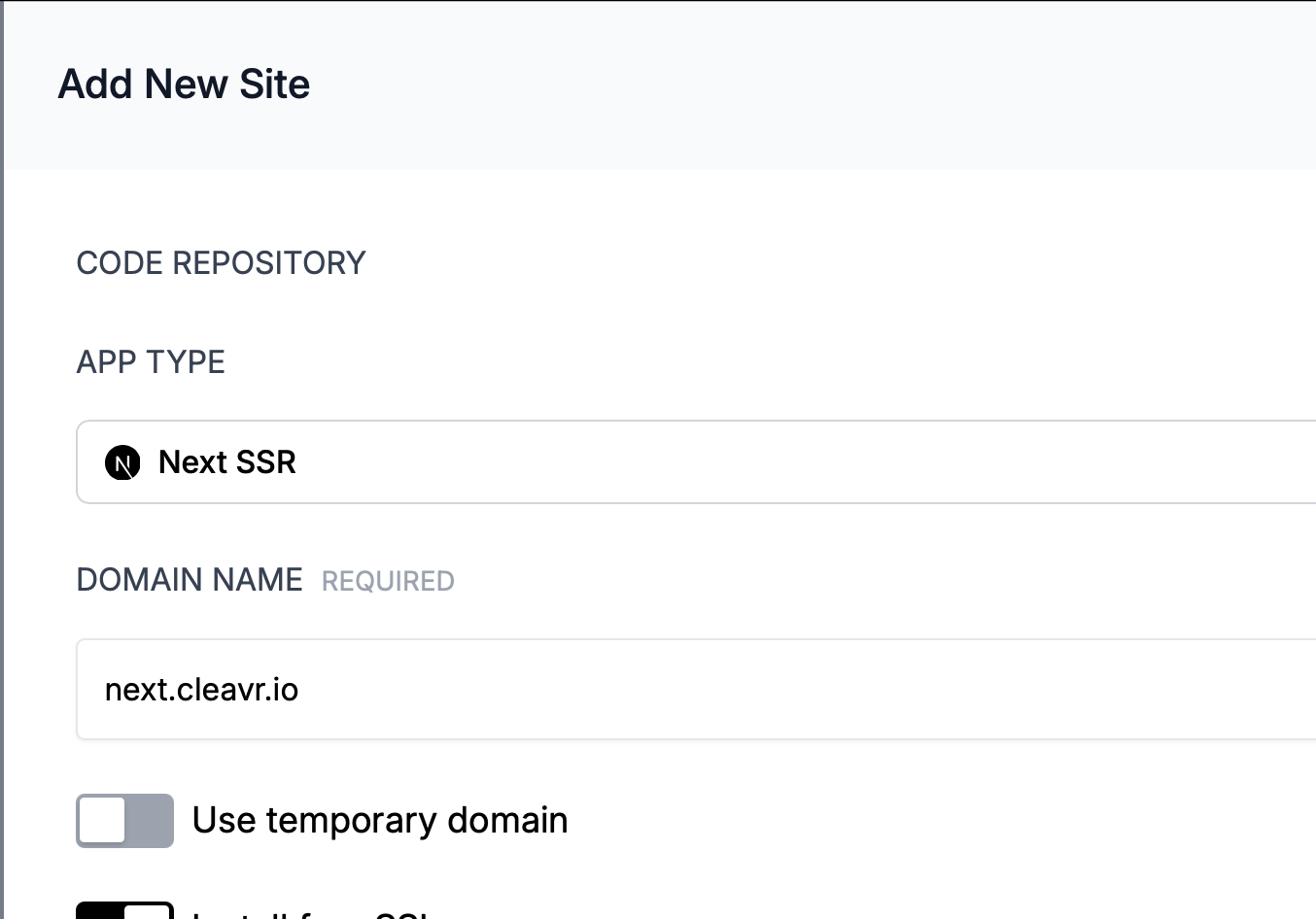 Setups servers for your NextJS apps and deploy with ease