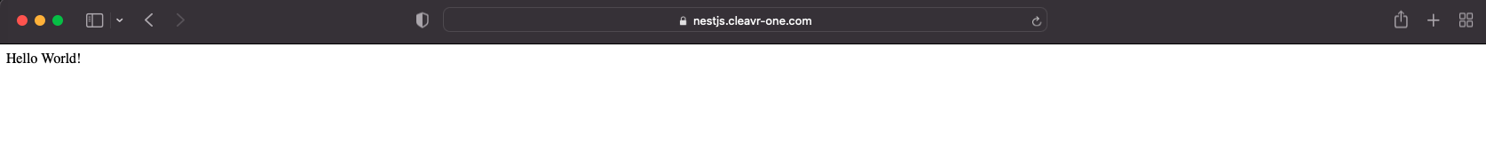 NestJS Deployed with Cleavr
