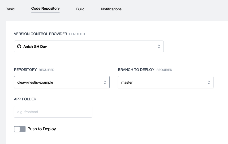 NestJS Repository Config