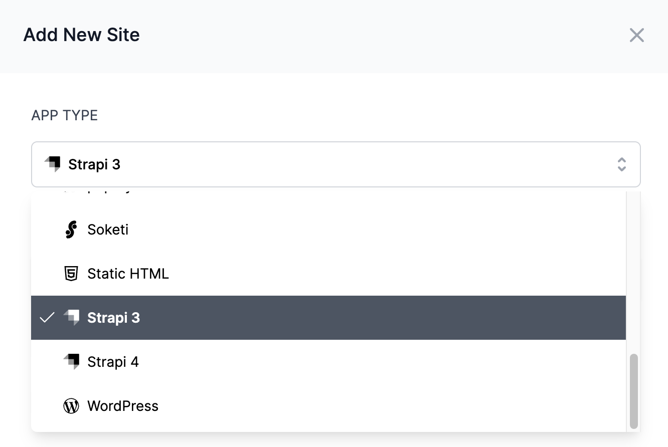 Strapi Site Versions